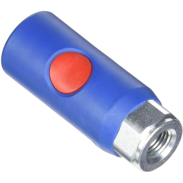14 FEM COUPLER RED BTN